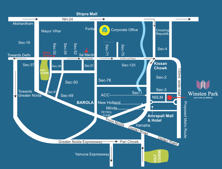  winsten park phase ii Location Plan
