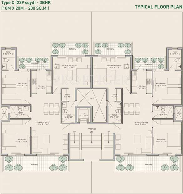  woodview-residences Images for Cluster Plan of Lotus Woodview Residences