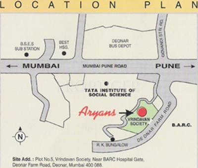  aryans Images for Location Plan of Bholenath Developers Aryans