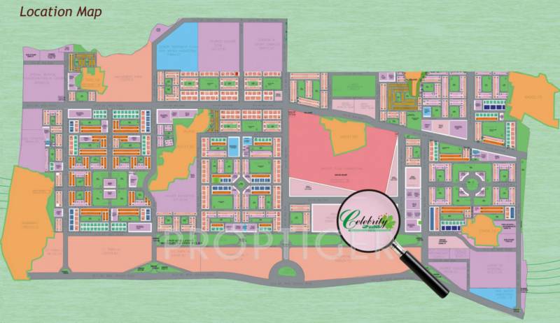 shri-infratech celebrity-greens Location Plan