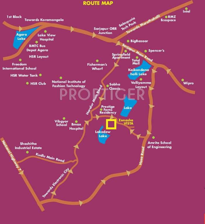  vista Images for Location Plan of Zonasha Vista