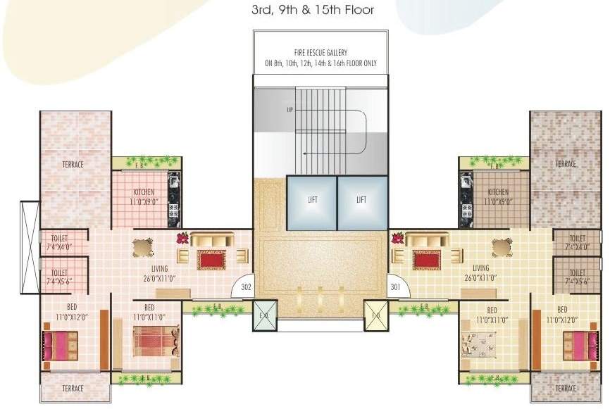orchid arcade Images for Cluster Plan of Sunny Orchid Arcade