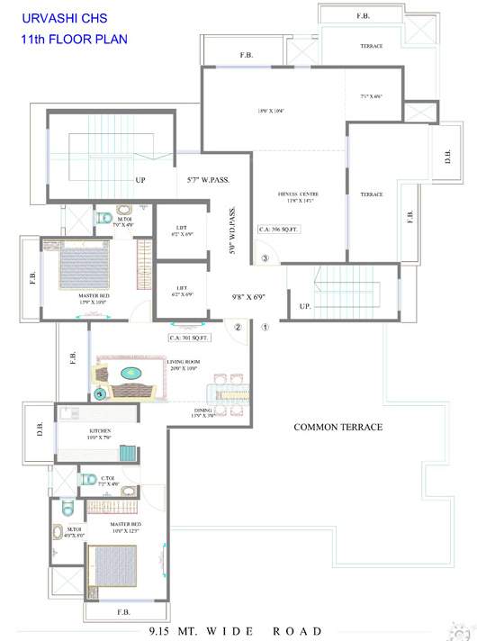 Images for Cluster Plan of Aditya Developers Mumbai Urvashi CHS