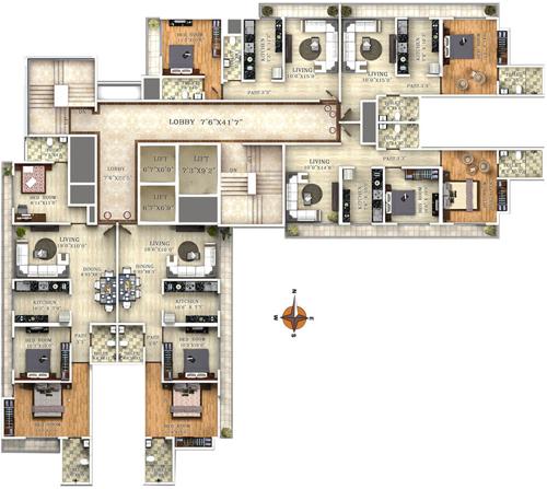 Images for Cluster Plan of Dedhia Elita elita Images for Cluster Plan of Dedhia Elita
