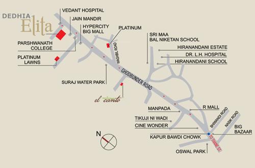 Images for Location Plan of Dedhia Elita elita Images for Location Plan of Dedhia Elita