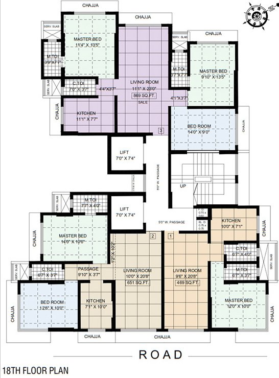 Images for Cluster Plan of Aditya Brindavan Silverpark CHS