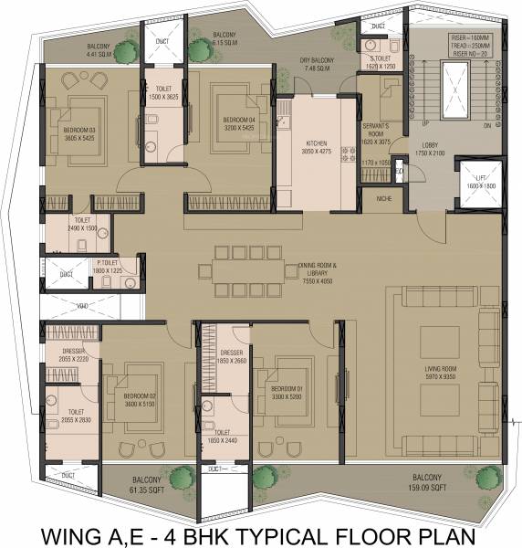 Wing A (Phase 1) Cluster Plan anantam-signature Wing A (Phase 1) Cluster Plan
