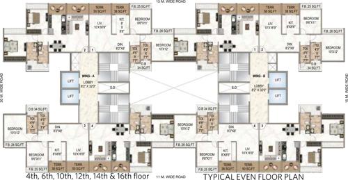  ellanza Images for Cluster Plan of Regency Ellanza