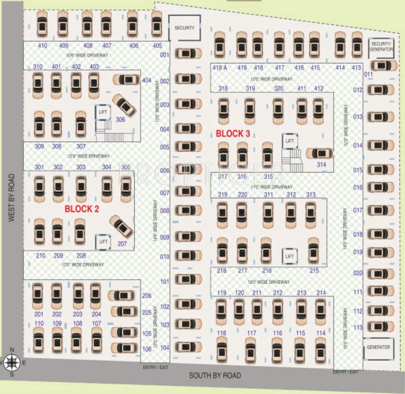  residency Images for Cluster Plan of Rangashree Residency