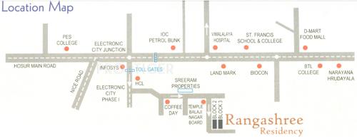  residency Images for Location Plan of Rangashree Residency