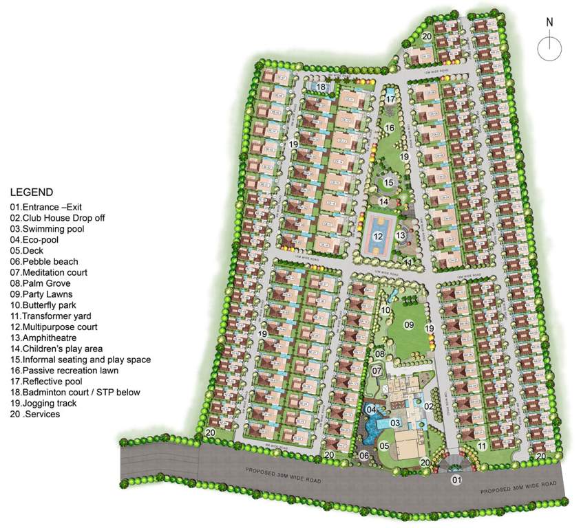  euphoria Images for Layout Plan of Mantri Euphoria