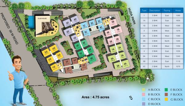 Images for Layout Plan of Ramky One Kosmos