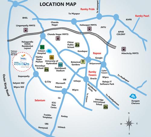 Images for Location Plan of Ramky One Kosmos