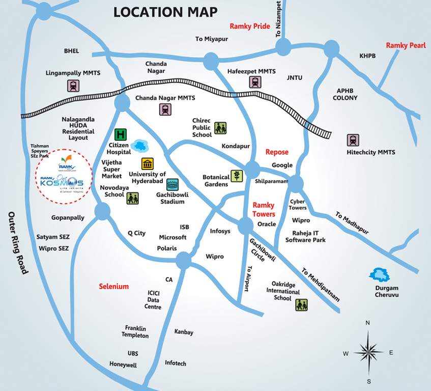 Images for Location Plan of Ramky One Kosmos