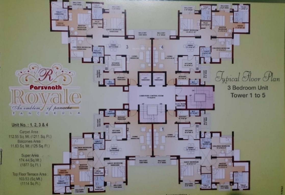  royale Tower 3 Cluster Plan