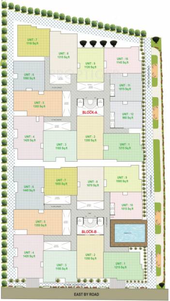  residency Images for Site Plan of Dhathri Residency