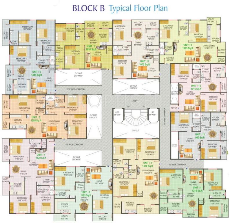  residency Images for Cluster Plan of Dhathri Residency