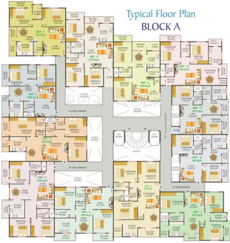 Images for Cluster Plan of Dhathri Residency residency Images for Cluster Plan of Dhathri Residency