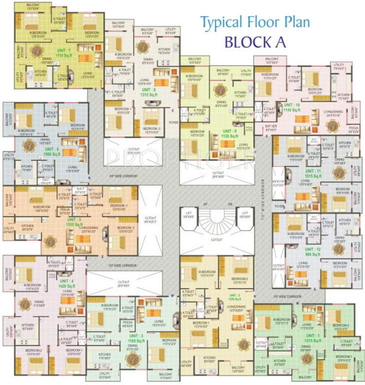  residency Images for Cluster Plan of Dhathri Residency