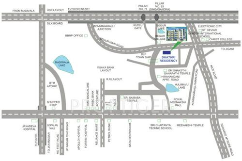 Images for Location Plan of Dhathri Residency residency Images for Location Plan of Dhathri Residency