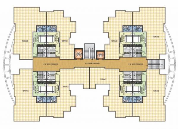 Single Tower Cluster Plan radha-krishna Single Tower Cluster Plan
