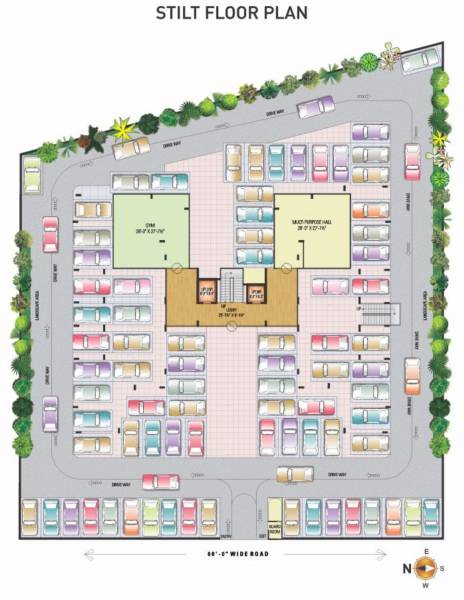 Single Tower Cluster Plan radha-krishna Single Tower Cluster Plan