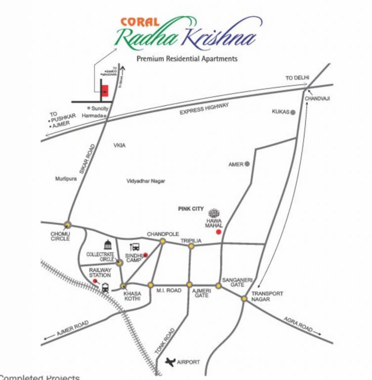 radha krishna Location Plan
