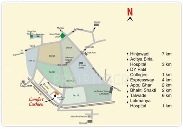 Images for Location Plan of Pharande Comfort Cushion