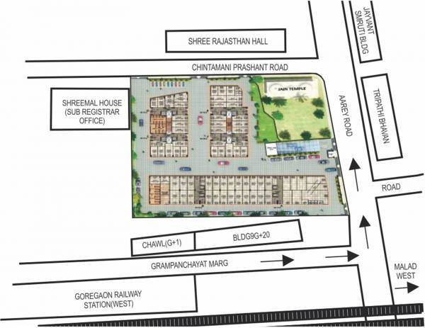  samarth-arcade Images for Location Plan of Sumit Samarth Arcade