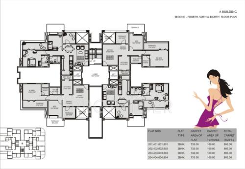 Images for Cluster Plan of Shreyas Palladium Exotica
