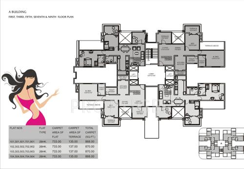 Images for Cluster Plan of Shreyas Palladium Exotica