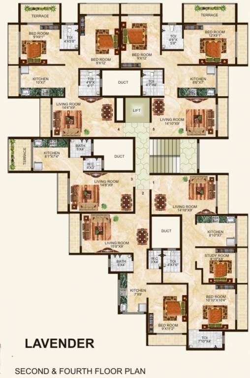 Images for Cluster Plan of Tater Florence