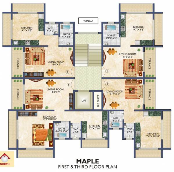 Images for Cluster Plan of Tater Florence