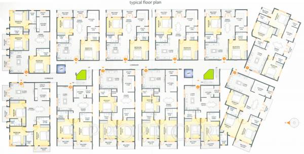 pegasus-properties-blr heritage-plaza Heritage Plaza Typical Cluster Plan
