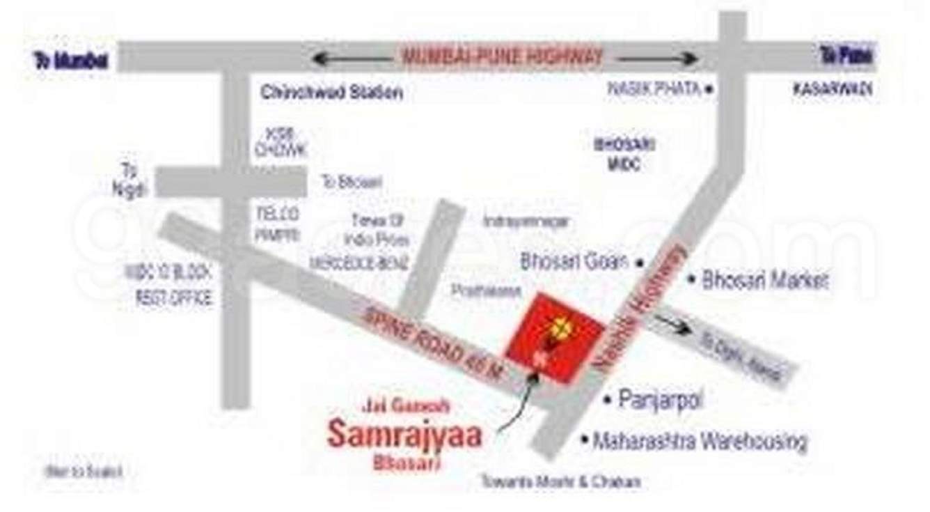  jai ganesh samrajya Location Plan