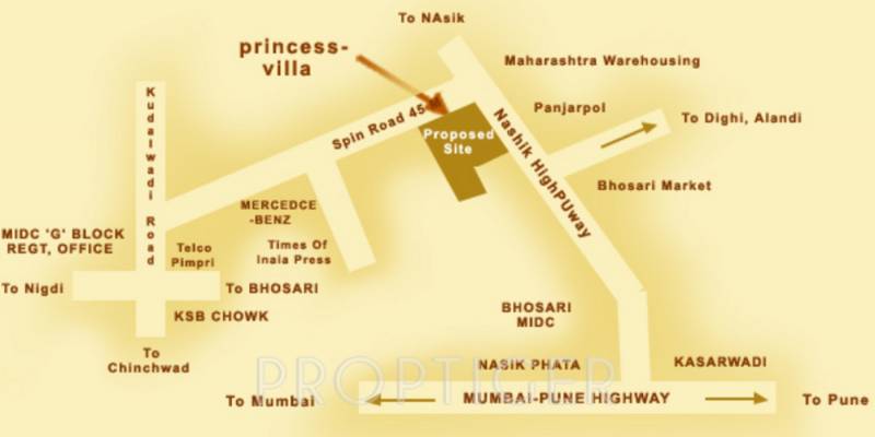 Images for Location Plan of Siddhivinayak Groups Princess Villa