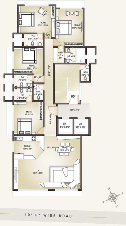 Images for Cluster Plan of Unique Finessia 4th Floor To 9th Floor