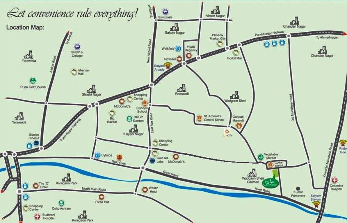 Images for Location Plan of Satyam Satyam Serenity