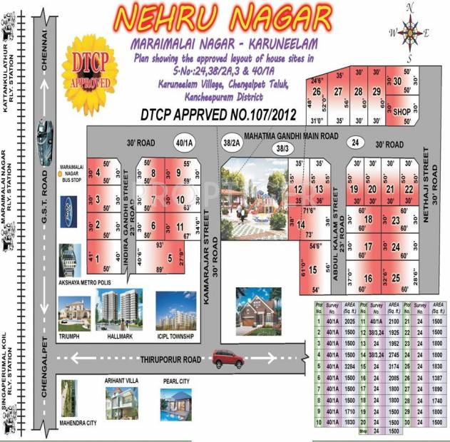 Images for Site Plan of Vamanan Estates Nehru Nagar