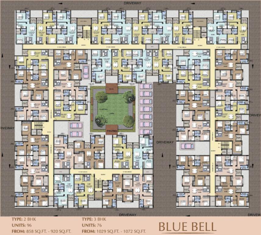  shantiniketan Images for Cluster Plan of Adinath Shantiniketan