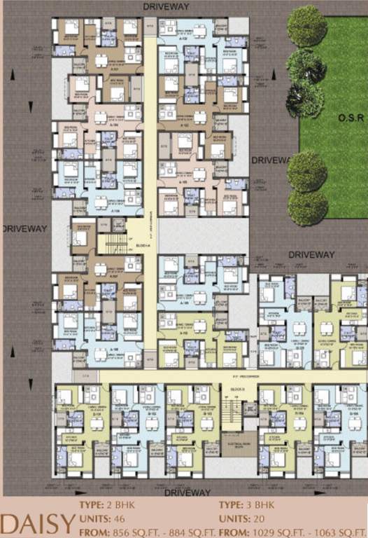  shantiniketan Images for Cluster Plan of Adinath Shantiniketan