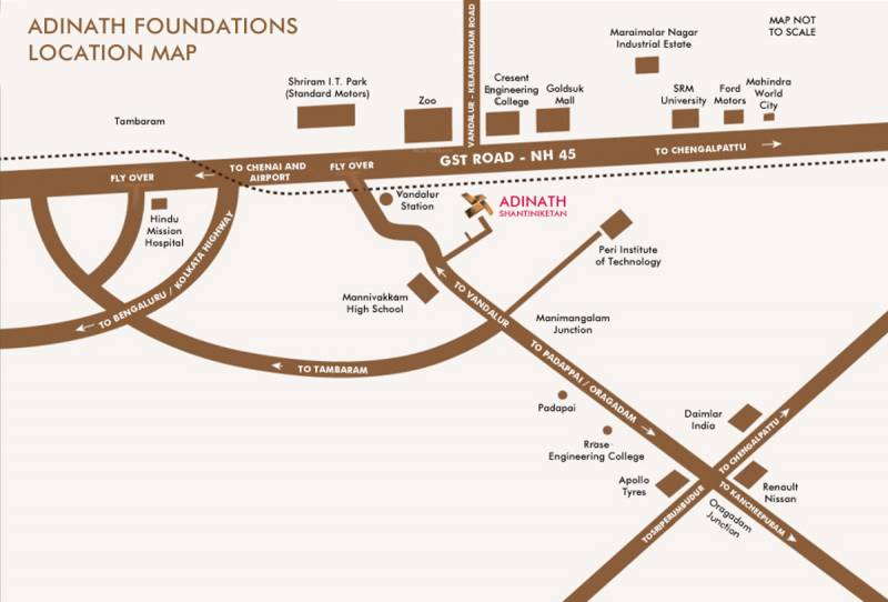  shantiniketan Images for Location Plan of Adinath Shantiniketan