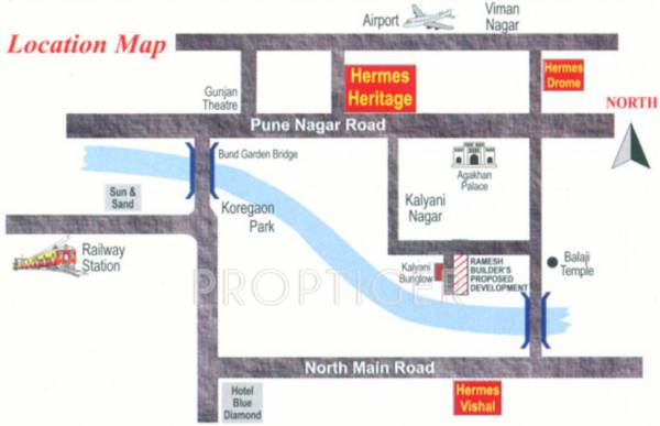 Images for Location Plan of Ramesh Builders Hermes Heritage Phase 2