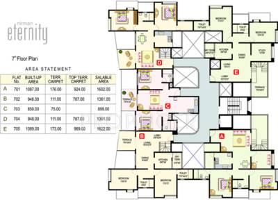 Eternity Cluster Plan for 7th Floor eternity Eternity Cluster Plan for 7th Floor