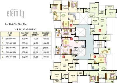 Eternity Even Floor Cluster Plan eternity Eternity Even Floor Cluster Plan