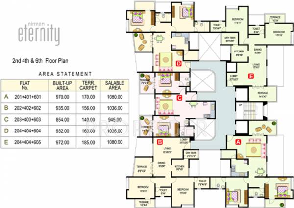 eternity Eternity Even Floor Cluster Plan