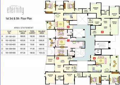 Eternity Odd Floor Cluster Plan eternity Eternity Odd Floor Cluster Plan