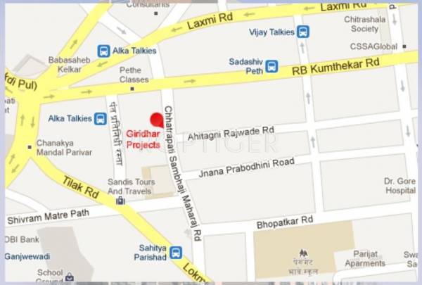 Giridhar Housing Parijaat Location Plan