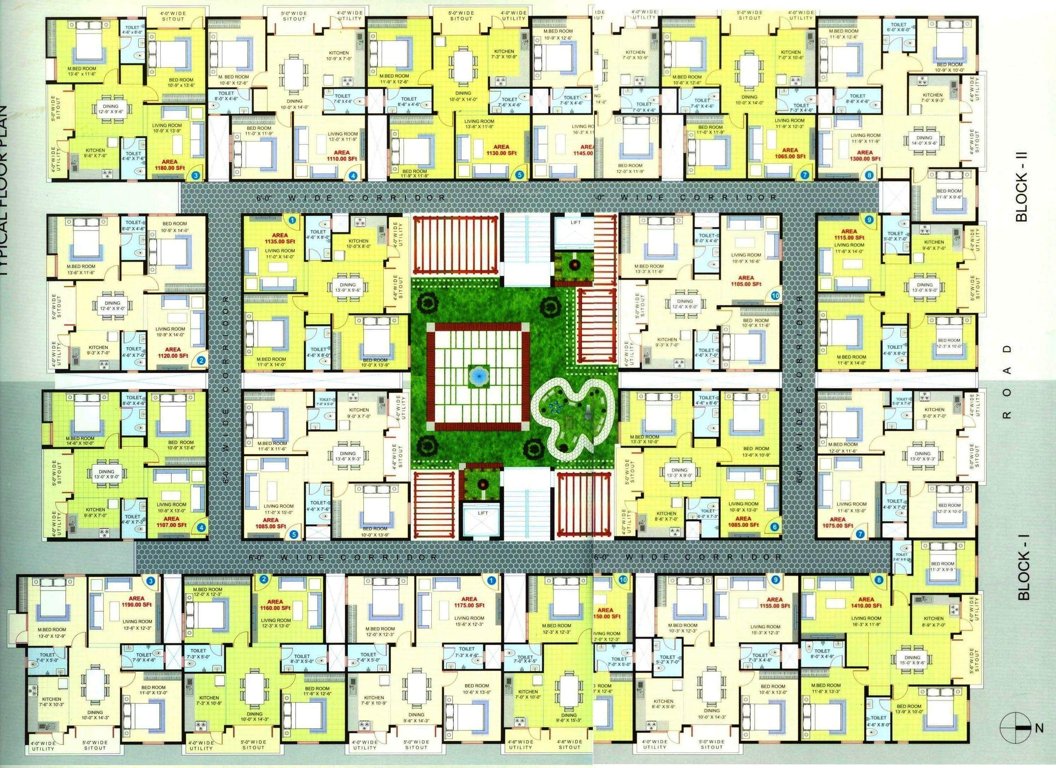  paradise Images for Cluster Plan of BSR Constructions Paradise