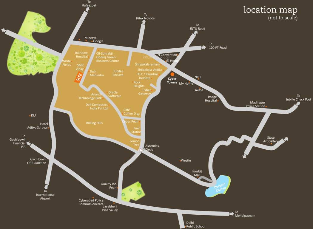 jyothi cosmos Images for Location Plan of Vamsiram Jyothi Cosmos